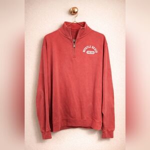 Source Unknown Women's Red Zip-Up Sweater
